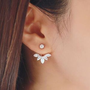 ✨Just In✨ Leaf Crystals Stud Earring Piercing Stud